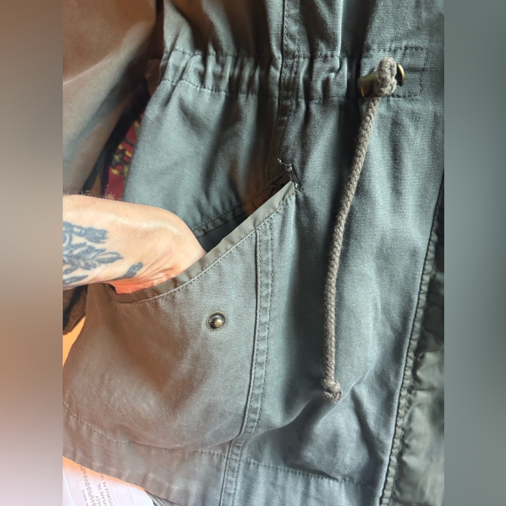 Olive Utility Jacket - image 8